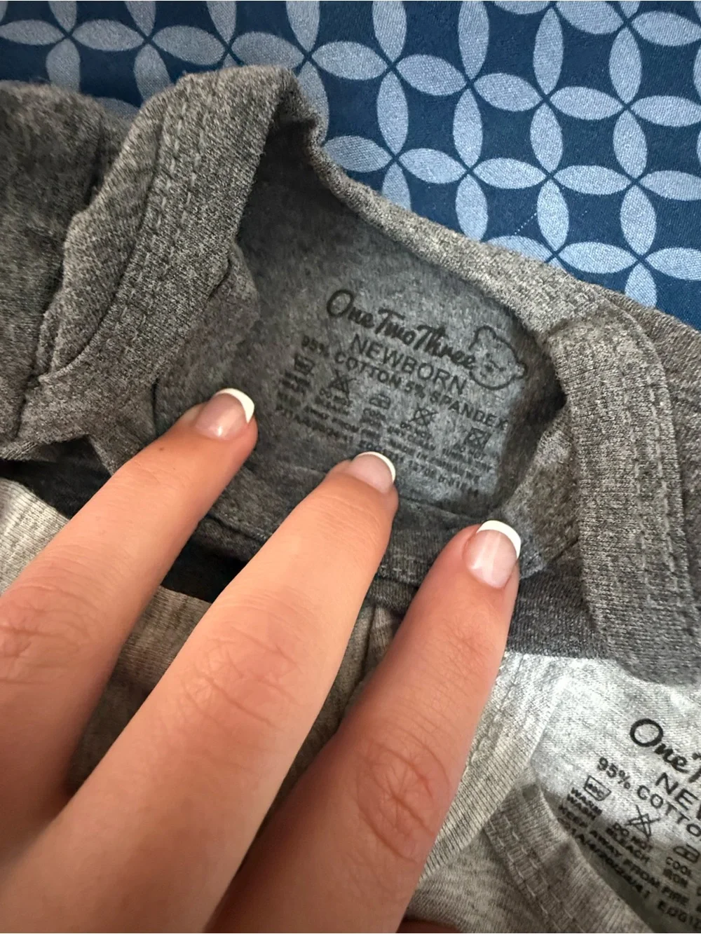 Neutral Long-Sleeve Baby One-Piece Bodysuits - Light Gray & Dark Gray